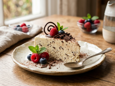 Semifreddo sans fruits à coque et sans lactose