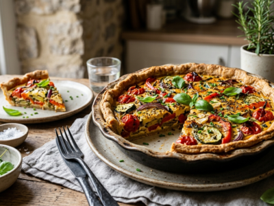 Tarte vegan sans gluten sans noix