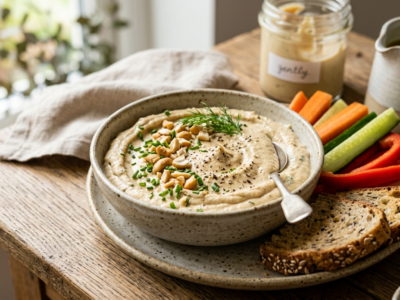 Tartinade aux noix de cajou sans gluten et sans lactose