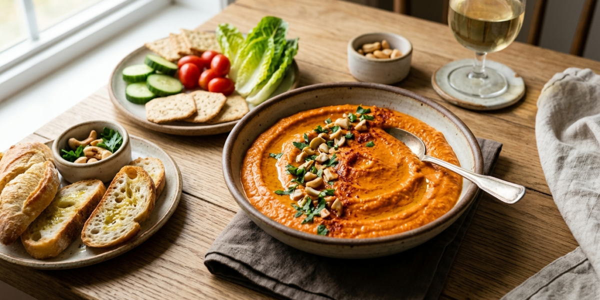 Tartinade de Poivron et Cajou Sans Gluten Sans Lactose – Facile et Savoureuse