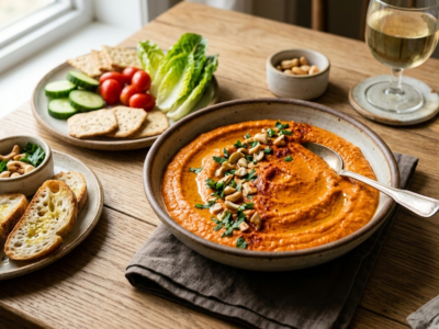 Tartinade de Poivron et Cajou Sans Gluten Sans Lactose – Facile et Savoureuse