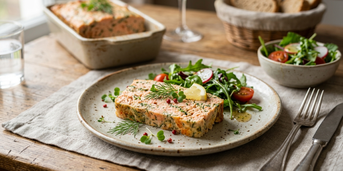 Terrine de saumon sans gluten sans lactose