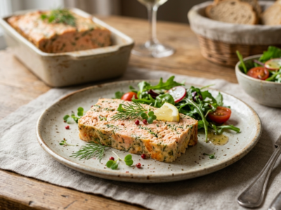 Terrine de saumon sans gluten sans lactose