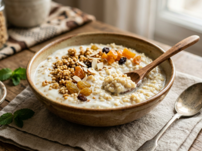 Thiakry sans gluten : dessert africain au mil et yaourt