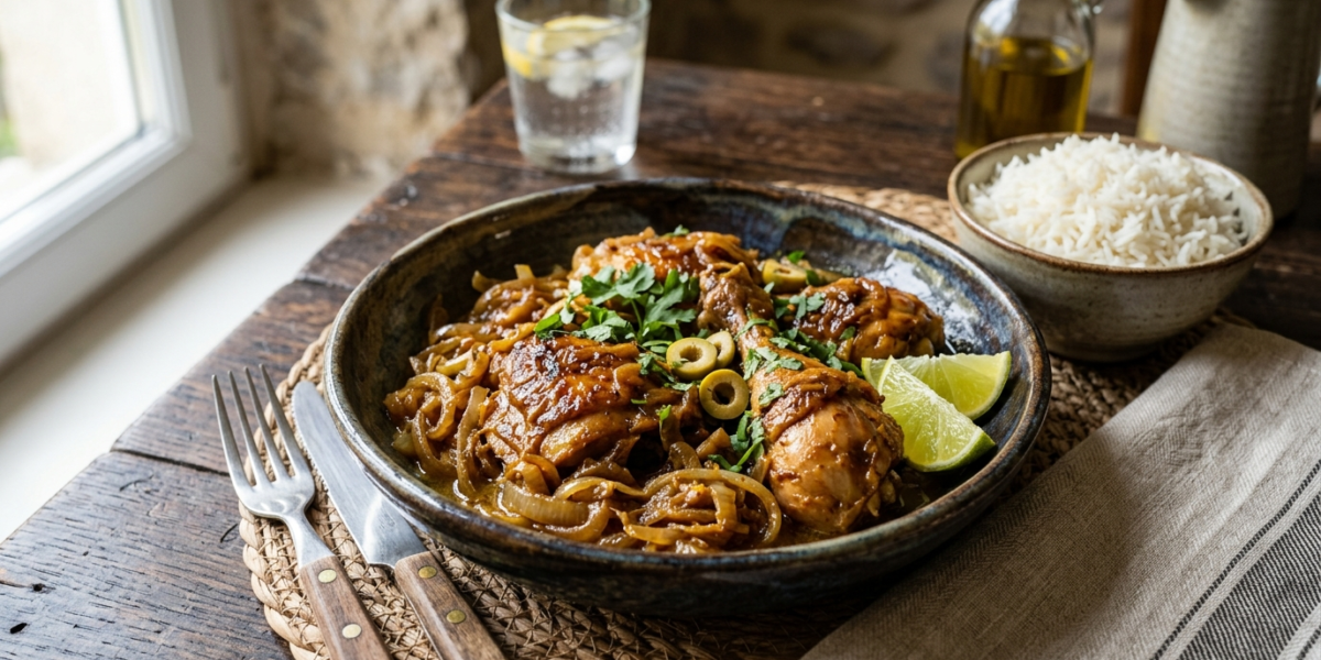 Yassa poulet sans lactose