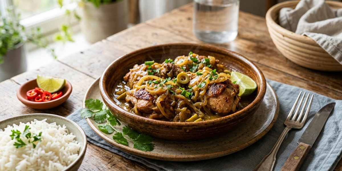 Yassa poulet sans soja : recette traditionnelle sénégalaise revisitée