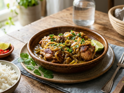 Yassa poulet sans soja : recette traditionnelle sénégalaise revisitée