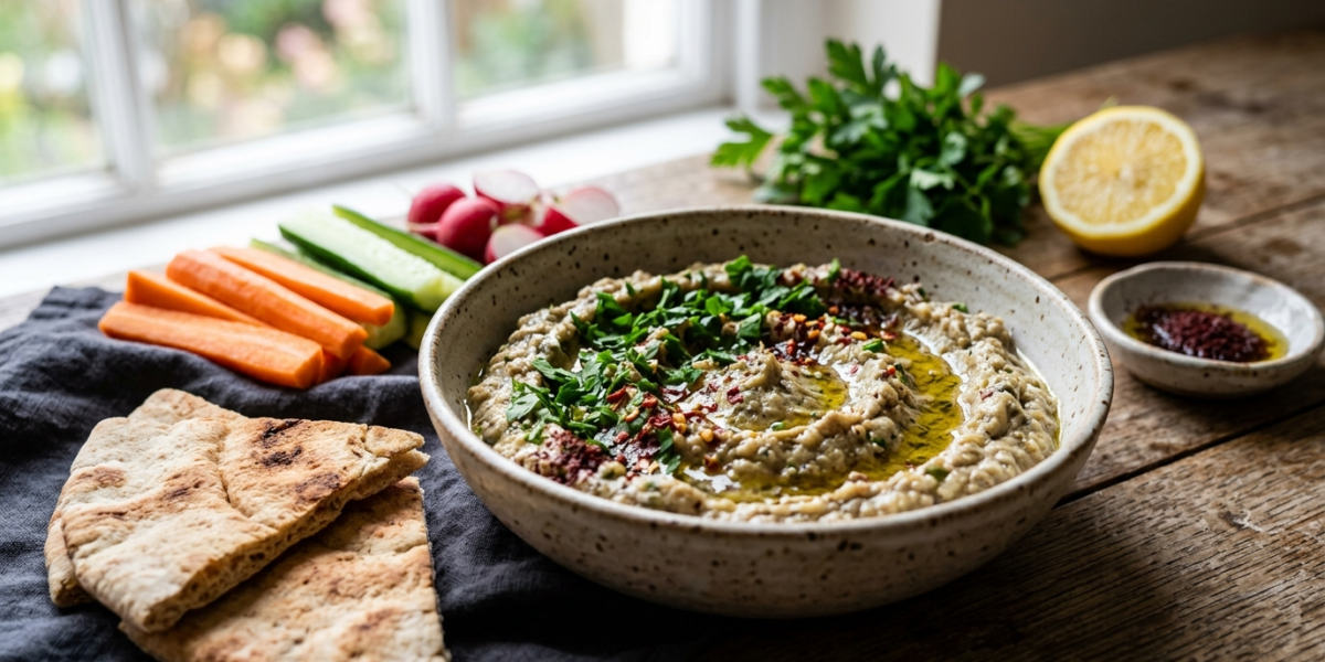 Baba Ganoush sans sésame et sans lactose