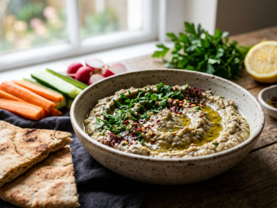 Baba Ganoush sans sésame et sans lactose