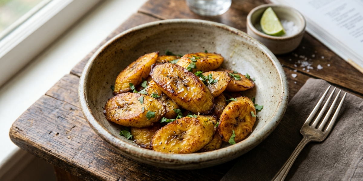Banane plantain sautée Whole30 et sans gluten