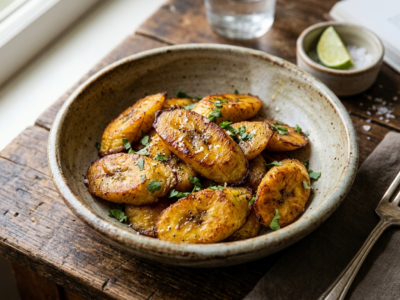 Banane plantain sautée Whole30 et sans gluten