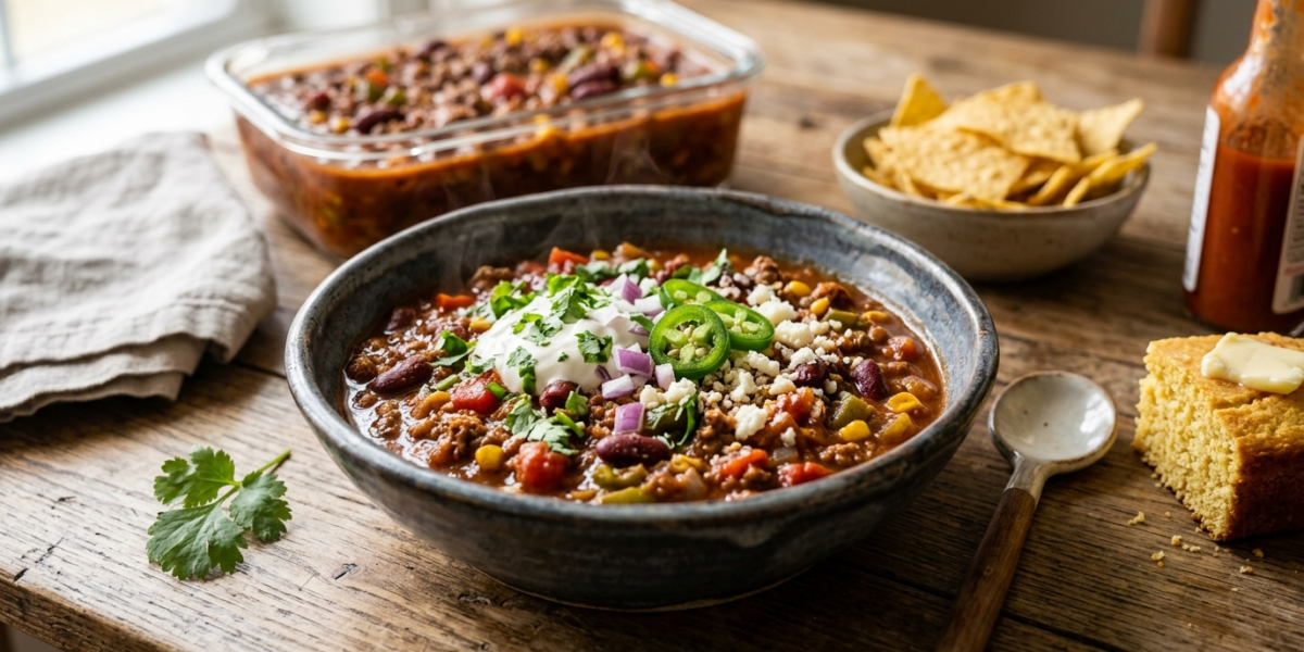Batch Cooking Chili Con Carne Sans Gluten