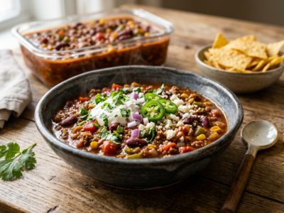 Batch Cooking Chili Con Carne Sans Gluten