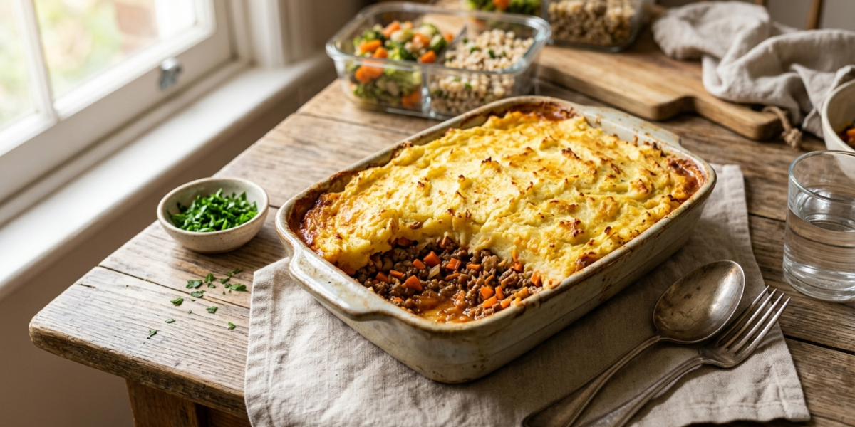 Batch cooking Hachis Parmentier sans lactose et sans gluten