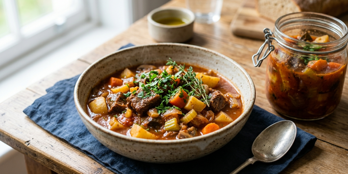 Batch cooking : Ragoût sans gluten et sans lactose
