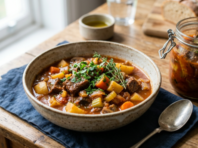 Batch cooking : Ragoût sans gluten et sans lactose
