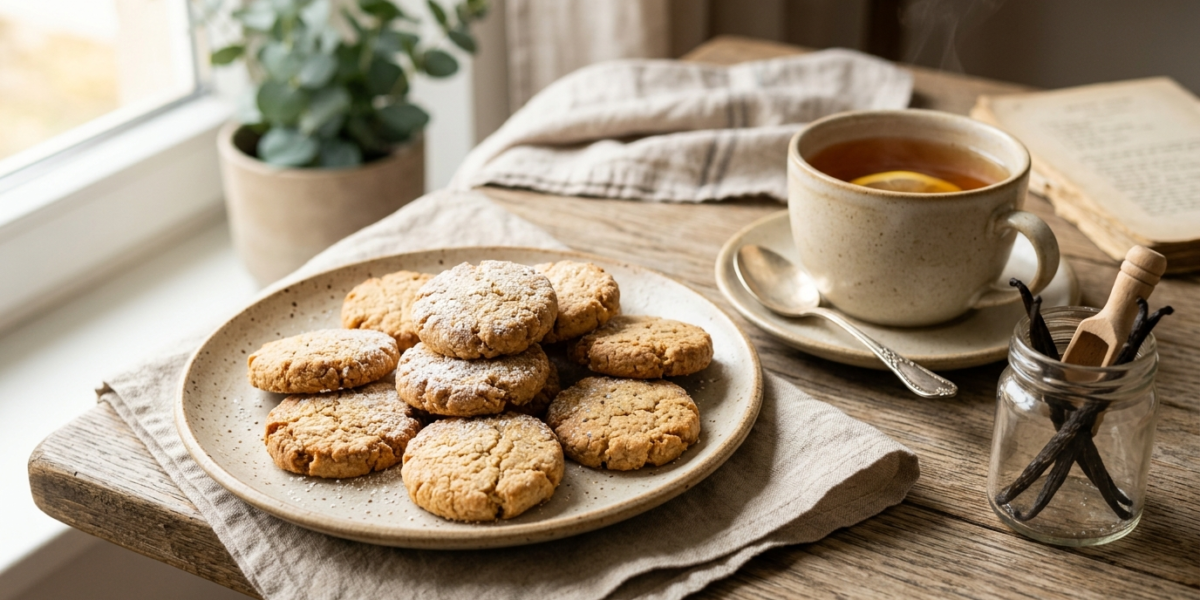 Biscuits secs sans gluten et sans œuf