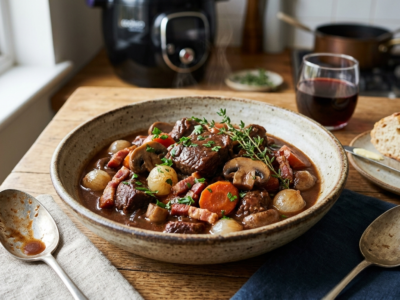 Boeuf Bourguignon Cookeo sans gluten