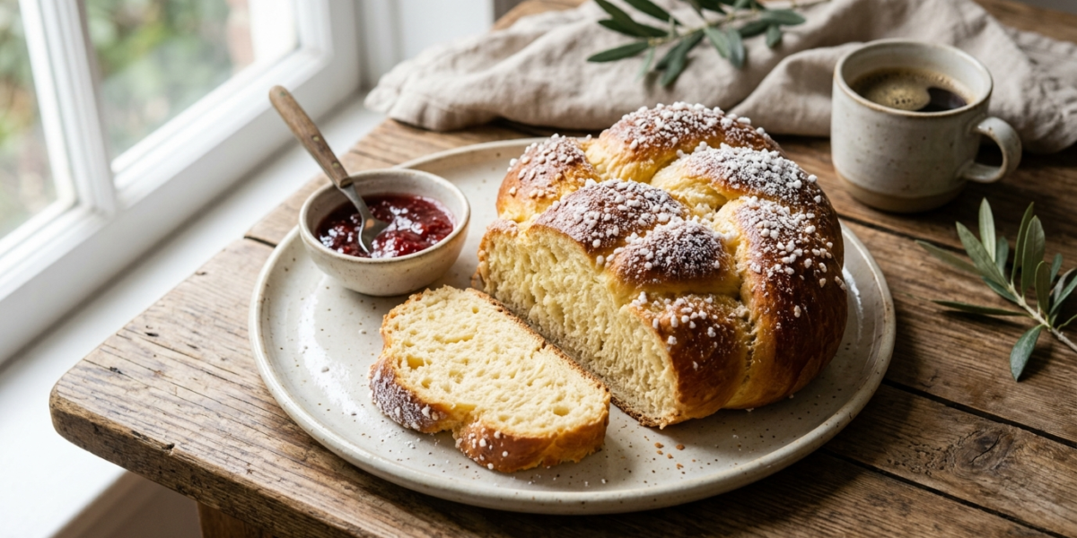 Brioche moelleuse sans gluten et sans œuf