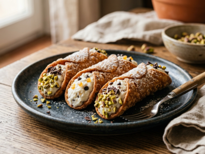 Cannoli sans gluten : délicieuses pâtisseries siciliennes croustillantes