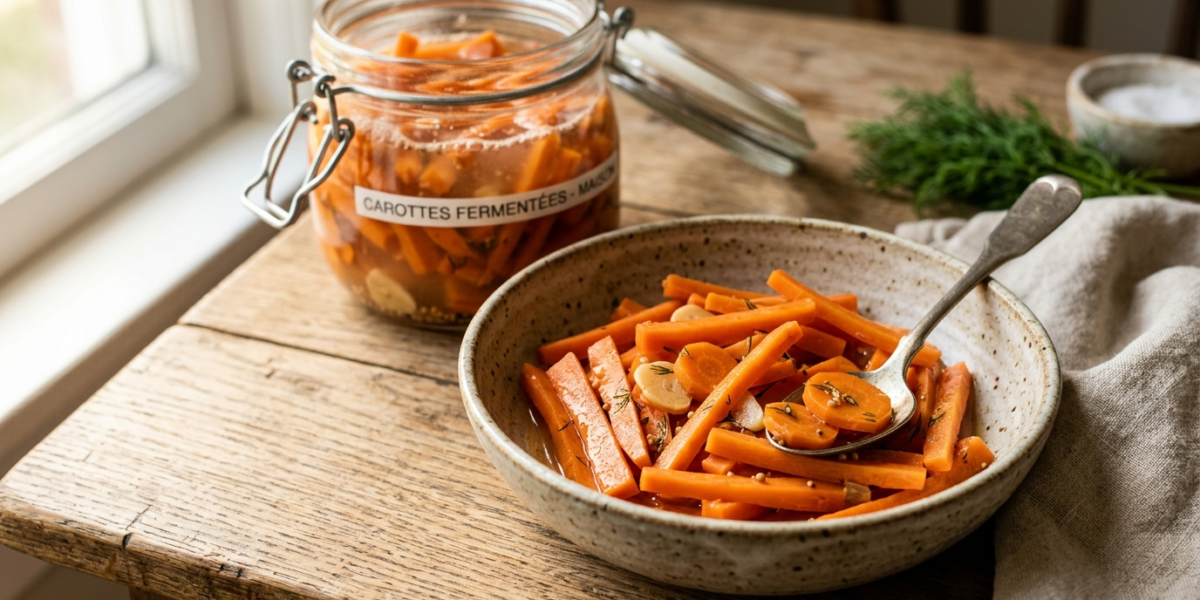 Carottes lacto-fermentées sans gluten : recette traditionnelle et saine