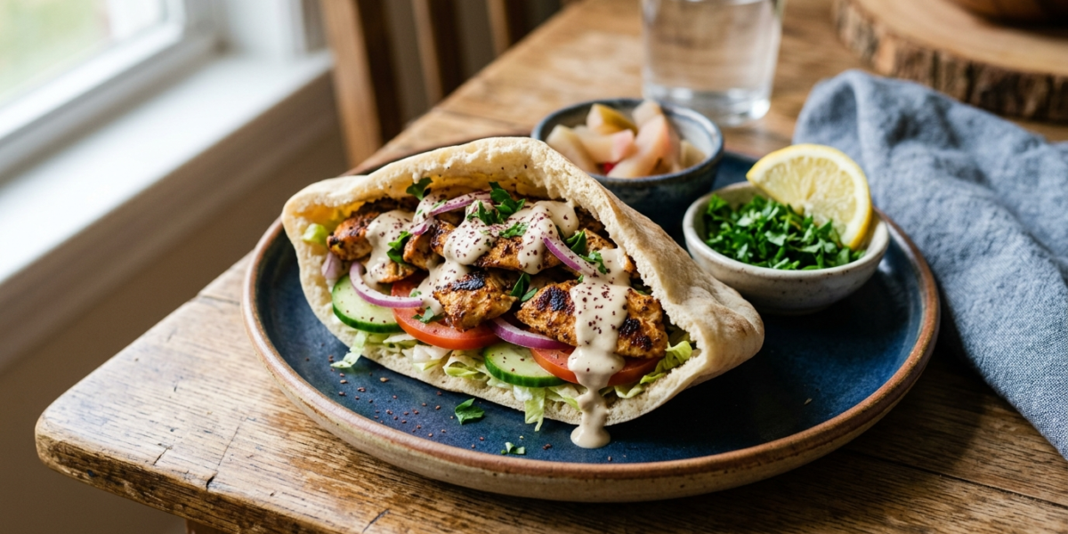 Chawarma maison sans lactose