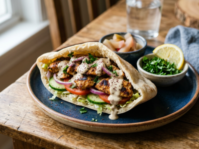 Chawarma maison sans lactose