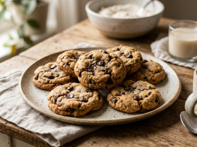 Cookies sans gluten, sans lactose et sans œuf
