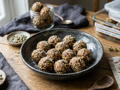 Energy Balls Sans Fruits à Coque pour Meal Prep