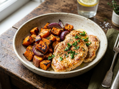 Escalope de dinde aux patates douces façon Whole30 sans gluten