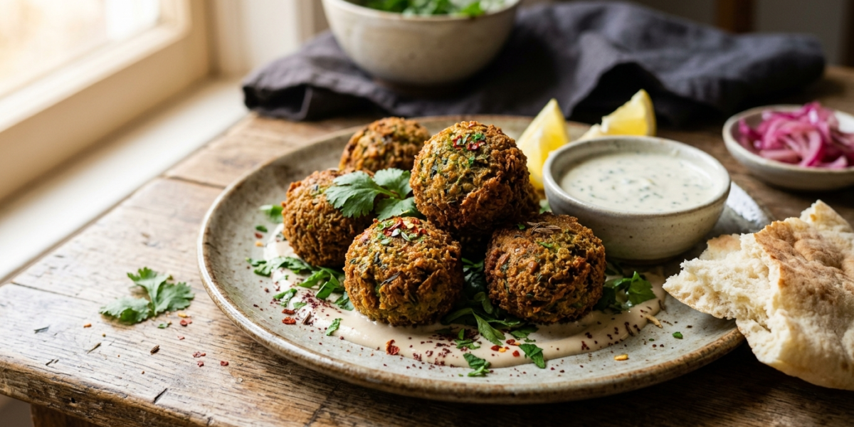 Falafel sans œufs et sans sésame, recette végétalienne croustillante