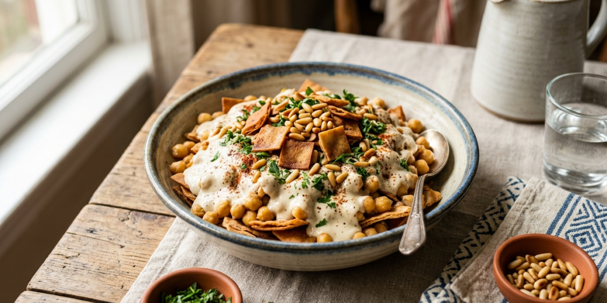 Fatteh libanais sans lactose