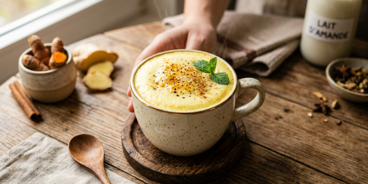 Golden Milk Sans Lactose et Sans Gluten
