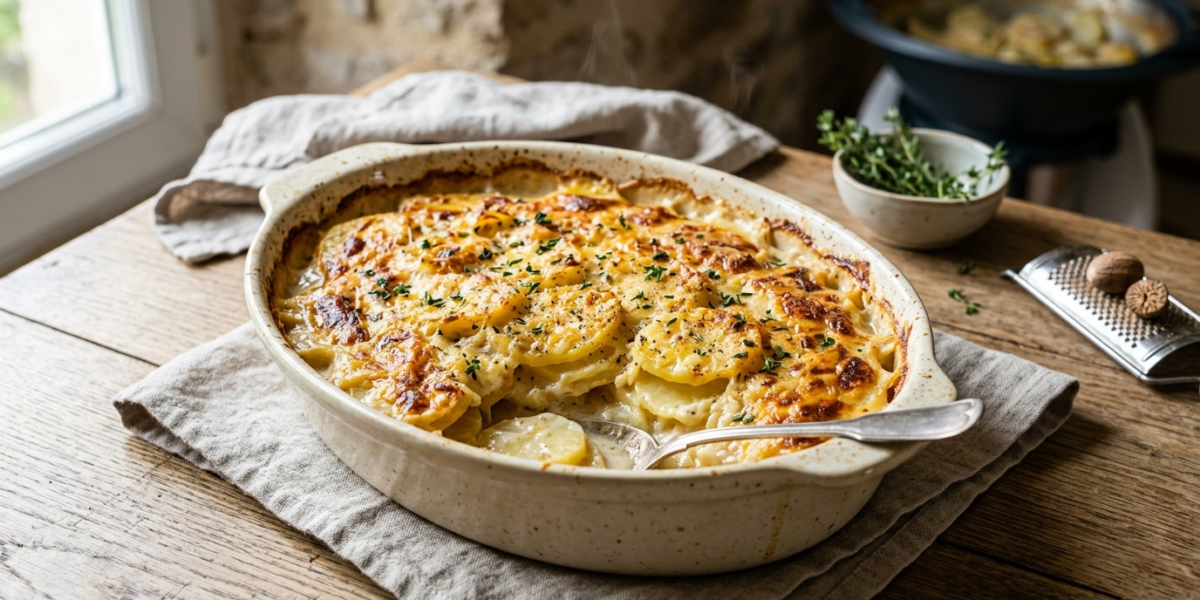 Gratin Dauphinois Sans Lactose au Thermomix