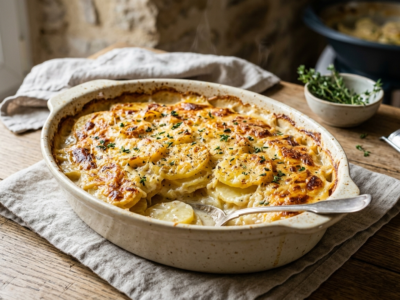 Gratin Dauphinois Sans Lactose au Thermomix
