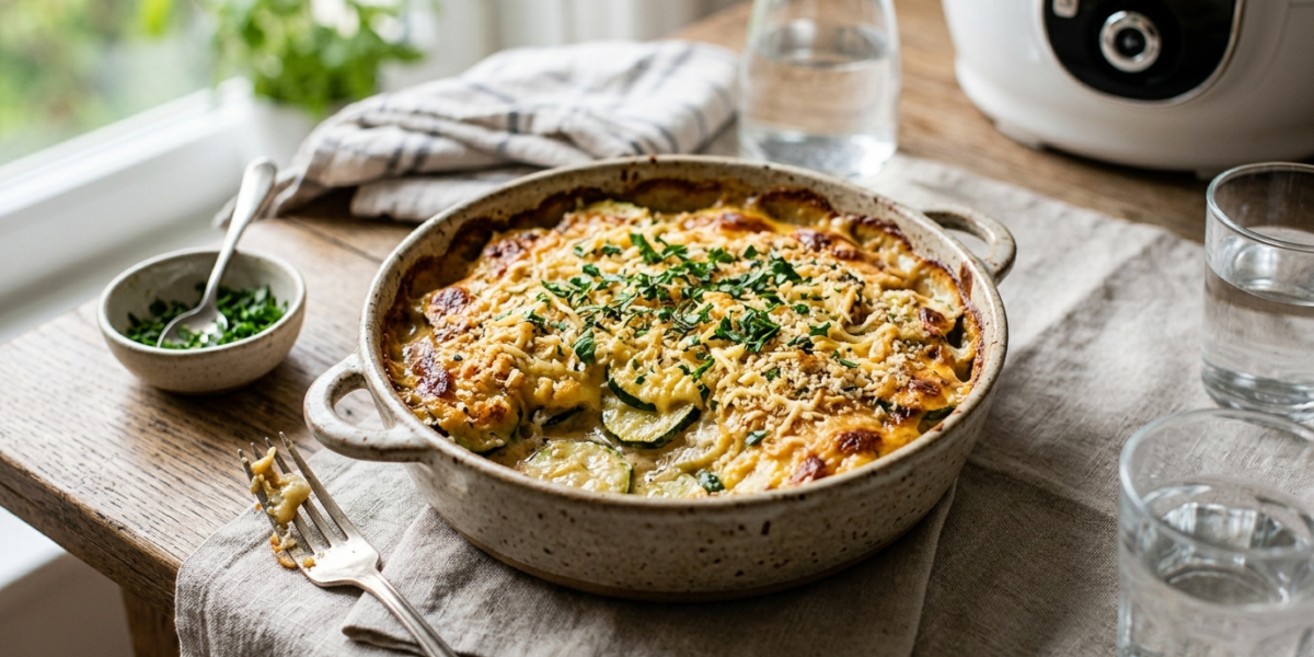 Gratin de courgettes au Cookeo sans lactose