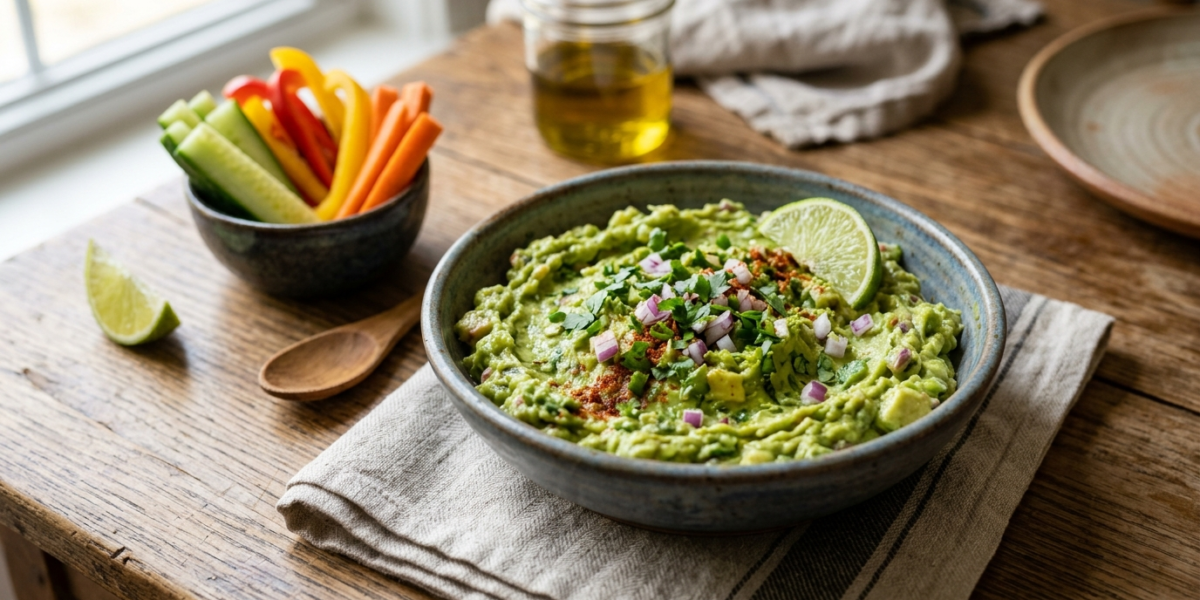 Guacamole Whole30 Sans Gluten et Sans Lactose