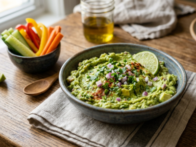 Guacamole Whole30 Sans Gluten et Sans Lactose