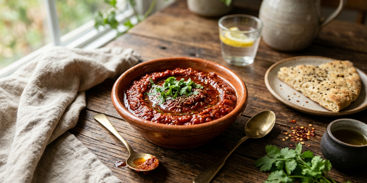 Harissa maison sans gluten et sans lactose