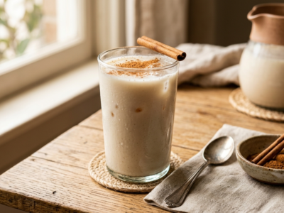 Horchata maison sans gluten et sans lactose