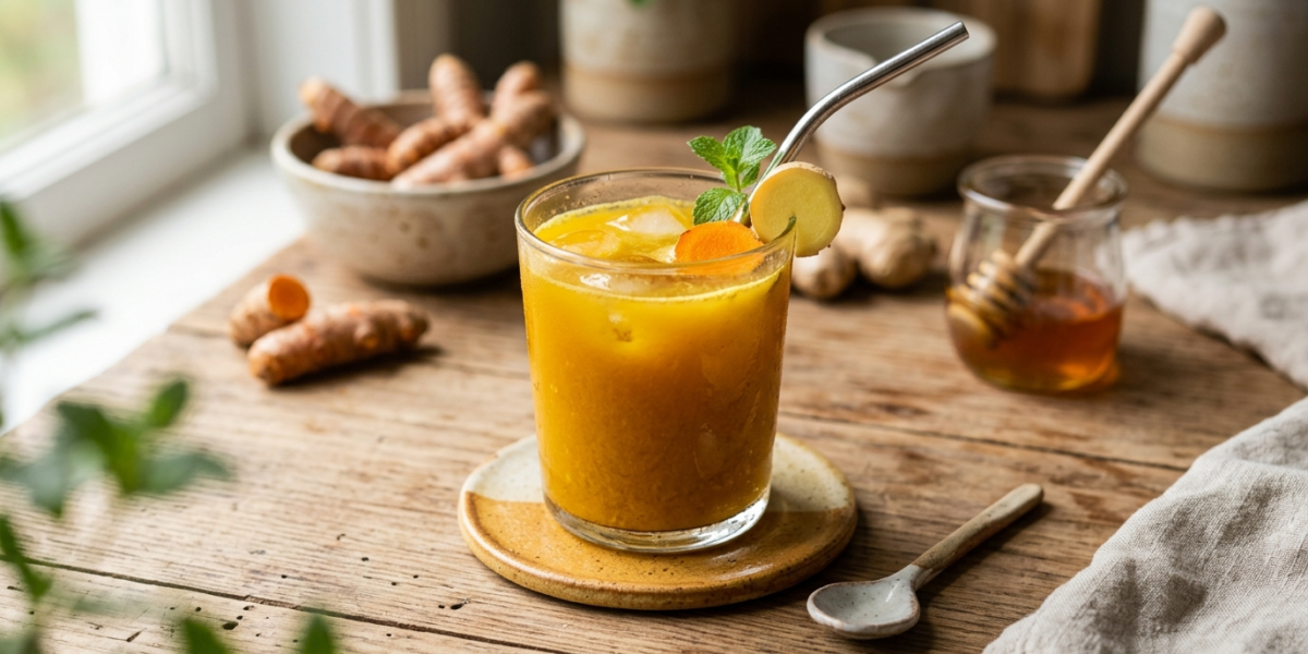 Jus Gingembre Curcuma Sans Gluten