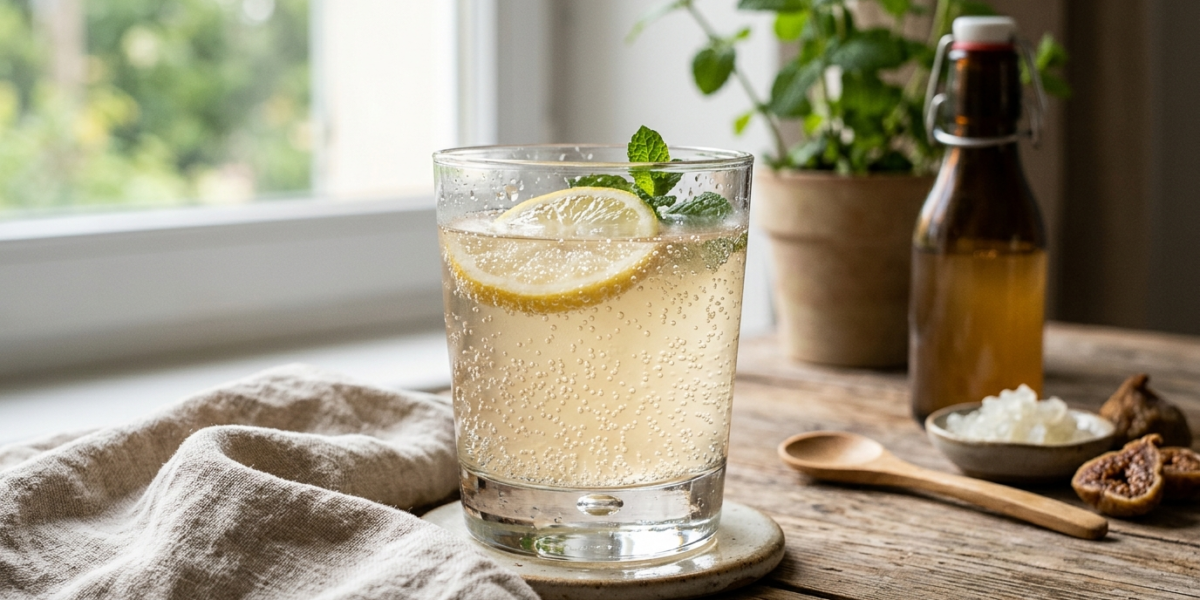 Kéfir d&rsquo;eau sans sucre : boisson fermentée naturelle et rafraîchissante
