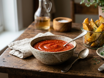 Ketchup Maison Sans Gluten et Sans Lactose