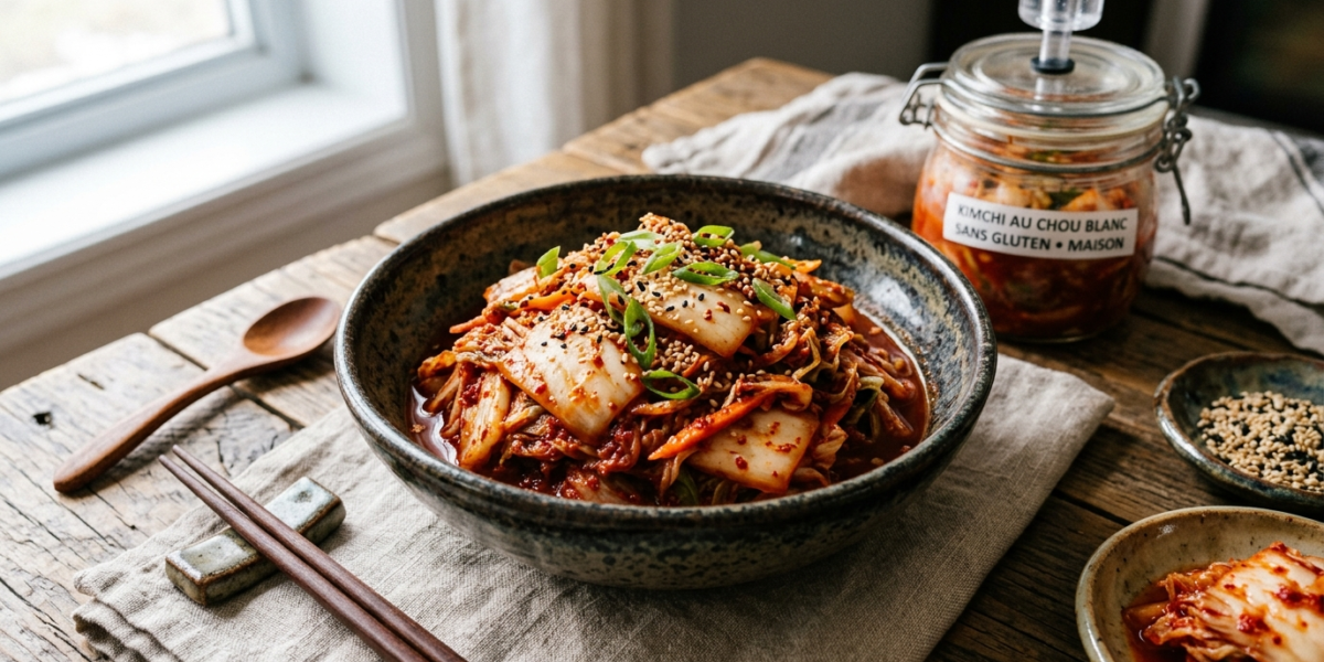 Kimchi au chou blanc sans gluten