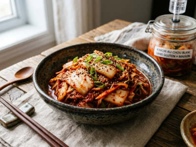 Kimchi au chou blanc sans gluten