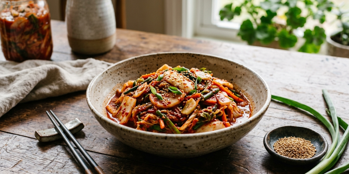 Kimchi maison sans gluten