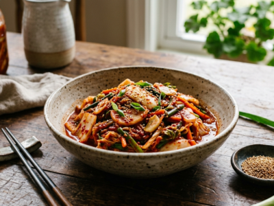 Kimchi maison sans gluten