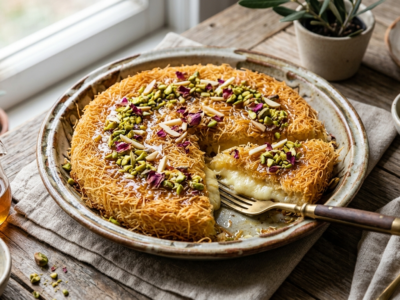Knafeh sans lactose et sans gluten
