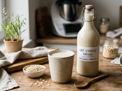 Lait d&rsquo;avoine maison sans lactose au Thermomix