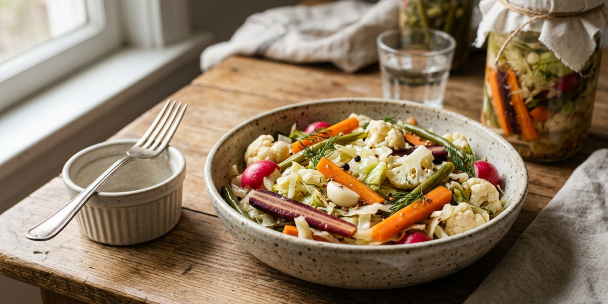 Légumes lacto-fermentés sans sel
